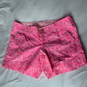 Lilly Pulitzer Pink 100% Cotton Shorts